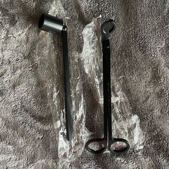 NEW Antique Candle Co. BLACK Snuffer and Wick Trimmer Set - Picture 1 of 2